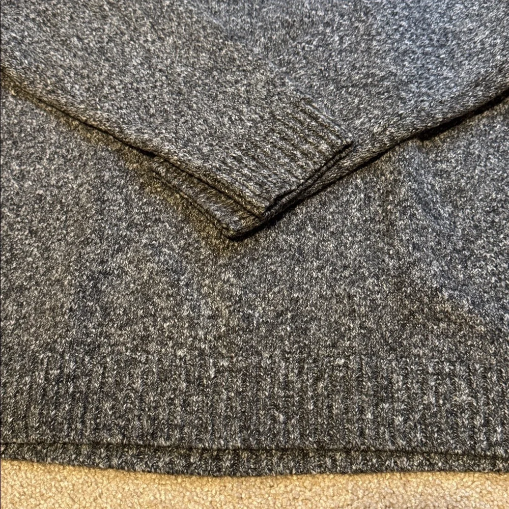 NWOT Old Navy men’s shawl collar sweater - grey/black. Size XL